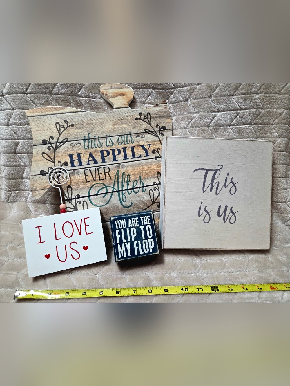 Rustic Wood Wall Art, Sgelf Sitter And Photo Holder